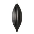 thumbnail image 1 of Vickerman M183217S 8 in. Black Shiny Line Finial Ornament  4 per Bag, 1 of 3