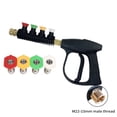 thumbnail image 2 of Window Pressure Washer Gun, Handheld Power Washer Gun with 4-Color Nozzles, M22 15mm Fitting, 2 of 7