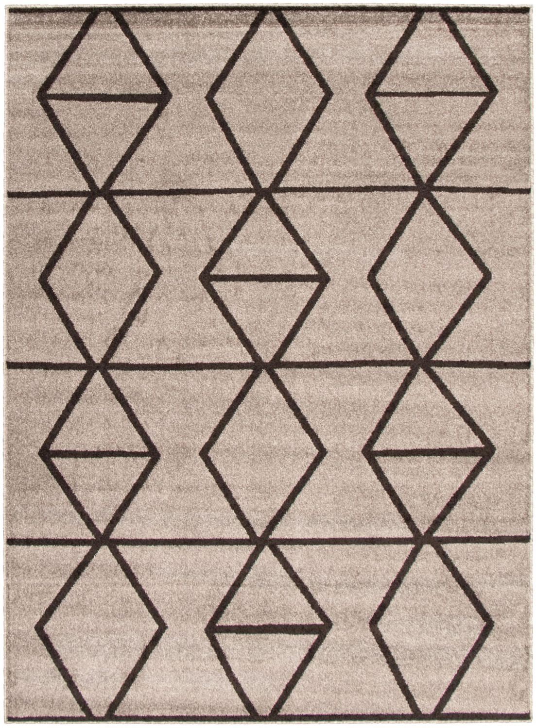 Tapis d'Interieur ECARPET Géométrique pour Salon et Chambre à Coucher Collection Ana