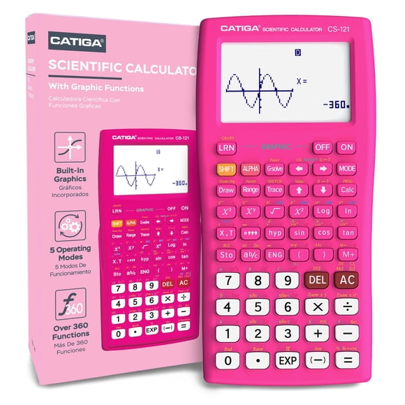 CATIGA Scientific Calculator with Graphic Functions Multiple Modes with Intuitive Interface Perfect for Beginner and Advanced Courses High School or College CS-121