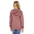 thumbnail image 2 of Bella Canvas Youth Sponge Fleece Pullover Hooded Sweatshirt, L, Mauve, 2 of 2