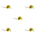 thumbnail image 2 of kurtrusly Wedding Decor With Simulated Calla - Choose Variety Of Colors And Styles With High 3D And Simulation Durable PU Orange Heart Yellow 5PCS, 2 of 6