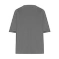 thumbnail image 3 of Plebaso Plus Size Tops for Women Short Sleeve V Neck Loose Blouses Casual Solid Color Womens Tunic Tops, 3 of 5