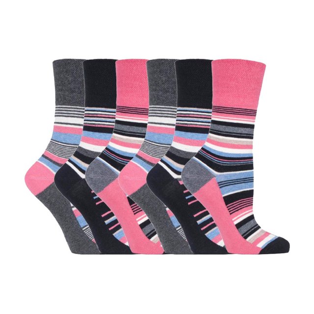 Gentle Grip - 6 Paires Chaussettes pour Femmes Gentle Grip Non Élastiques