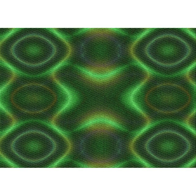 Ahgly Company Machine Washable Indoor Rectangle Transitional Dark Forest Green Area Rugs, 7' x 10'