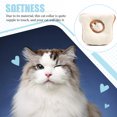 thumbnail image 4 of Langgg Cat Neck Cone Puppy Accessories Adjustable Dogs Feeding Cover Collar Toast Anti-Bite Surgery Kitten Cones Toast Pattern L 1Set, 4 of 6