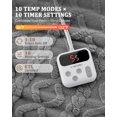 thumbnail image 4 of EDTara ETL Certified Sherpa Electric Blanket, Fast Heating with 10 Adjustable Heat & Timer Levels, Machine Washable, 4 of 10