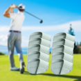 thumbnail image 4 of jinwen Golf Iron Head Covers Set PU Leather Protective Lightweight Golf Head Covers for Light Blue Large, 4 of 9