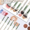 thumbnail image 4 of DUAIU 12-Piece Makeup Brush Set - Premium Synthetic Foundation, Blush, Eyeshadow & Lip Brushes with Travel Pouch, 4 of 6