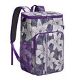 thumbnail image 1 of Romantic Floral and Leopard Print Backpack Cooler - 20L High Capacity, Long-Lasting Insulation for Summer, 1 of 6