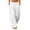 White, variant on Nfurl Baggy Sweatpants for Women Wide Leg no Cuff Barrel Pants with Pockets Drawstring Elastic Waist Fleece Lined Casual Sweat Pants Black,M