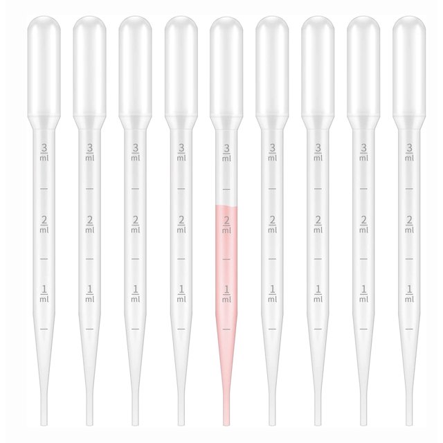 40 Pcs Compte-Gouttes pipette 3 ml en Polyéthylène pour Expériences Médicaments