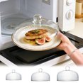 thumbnail image 1 of QTOCIO Couvercle Anti-Éclaboussures pour Micro-Ondes Couvercle de Micro-Ondes Couvercle de Micro-Ondes pour Aliments Couvercle de Micro-Ondes en Verre pour Aliments, 1 of 4