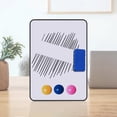 thumbnail image 4 of Black Double Sided Magnetic Writing Board, Dry Erase Whiteboard For Office Home Use, Memo Board With Magnetic Surface, 16 X 12 Inches Reusable Whiteboard For Notes, 4 of 6