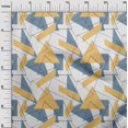 thumbnail image 2 of oneOone Cotton Cambric Fabric Rectangle & Triangle Geometric Decor Fabric Printed BTY 56 Inch Wide, 2 of 4