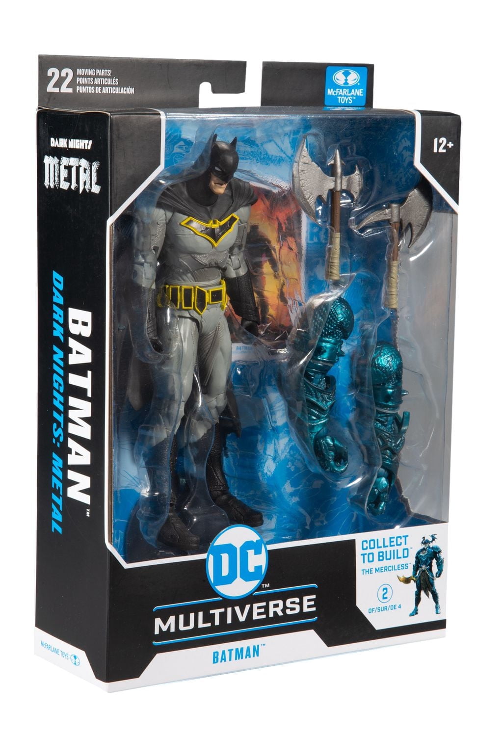 McFarlane Toys - DC Multiverse - Figurine Batman (Dark Nights : Metal) avec pièces pour la figurine "The Merciless"