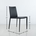 thumbnail image 2 of Prima Modern Leather Coated Side Chair - Contract Grade, 2 of 3