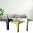 thumbnail image 3 of Pièces de Rechange Canapé Jambes Triangle Fer 4 Pcs Mobilier Moderne en Métal pour Armoire de Table DIY Canapé Accessoires, 3 of 15