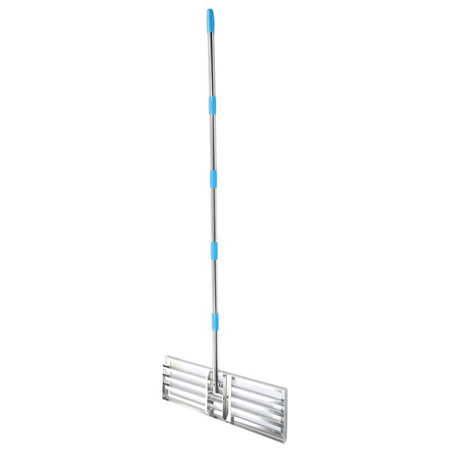 Outil de Nivellement de Pelouse Robuste, Râteau de Nivellement de Pelouse Portable en Acier Inoxydable, Râteau de Nivellement de Pelouse au Design Révolutionnaire
