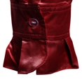 thumbnail image 4 of Men Satin Ruffle Shirts Long Sleeve Stand Collar Slim Fit Dress Shirt, 4 of 6
