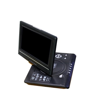 Lecteur DVD Portable 9.8 Lecteur Vidéo HD Entrée Sortie AV Voiture Mini Télé Appareil de Lecture, Facile à Utiliser
