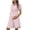 Pink, variant on RXMEKW Maternity Dress with Lapel and Elastic Belt for Women, Long Sleeve Shirt Dress for Pregnancy, Polyester, Black