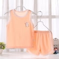thumbnail image 3 of Hiiyo Boys Outfit Sets Quick Drying Summer Tracksuit Solid Vest Top Shorts Set, 3 of 3