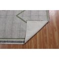 thumbnail image 2 of Casavani Tapis d'Extérieur Fait à la Main Boho Durrie, Vert 10x10 Pi, 2 of 6
