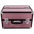 thumbnail image 4 of SalonMore 14" Professional Aluminum Makeup Train Case Travel Cosmetic Pink, 4 of 8