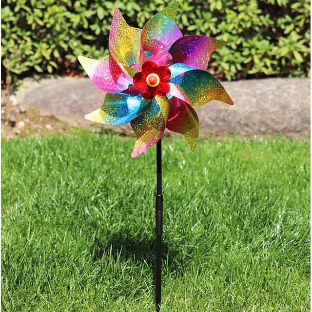 Birdeem Multicolor Drive Windmill Windmill To Large Windmill Thickened Orchard Farm Can Make Toy Windmills