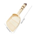 thumbnail image 3 of Ftwytp Pet Sand Shovel, Poop Removal Tool, Cats Litter Shovel, Filtering Excrement Shovel, Large Sloping Shovel Head, Hanging Standing Design, Comfortable Grip, Easy to Clean, 3 of 6