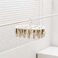 thumbnail image 1 of Uuiauoio Multifunctional Clothes Drying Rack,Socks Drying Rack Foldable Laundry Hanger for Underwear Gloves Towels Space Saving Plastic Rotating Hook Dorm Home Use, 1 of 6