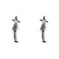 thumbnail image 4 of Redempat 1/2/3/5 Exquisite Porcelain Clown Doll Halloween Christmas Decoration Collectible Souvenir Type 2 2PCS, 4 of 6