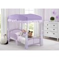 thumbnail image 2 of Delta Children Girls Canopy for Toddler Bed, Purple, 2 of 5