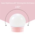 thumbnail image 1 of LED Makeup Mirror Light Lamp Pink Mirror Light Dimming Bathroom Changing Mirror Barber Shop Vanity Mirror Bulb Stepless Dimming ,Widely Use, 1 of 7