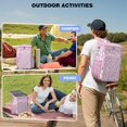 thumbnail image 5 of Butterfly Print Backpack Cooler – Leakproof Insulated Cooler Bag with Colorful Floral and Tropical Design, Waterproof Lunch Backpack for Travel & Picnics, 5 of 5