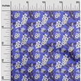 thumbnail image 2 of oneOone Tissu Tabby en Soie Violet Moyen pour Enfants Matériel de Robe Florale Tissu Imprimé au Mètre 42 Pouces de Large, 2 of 4