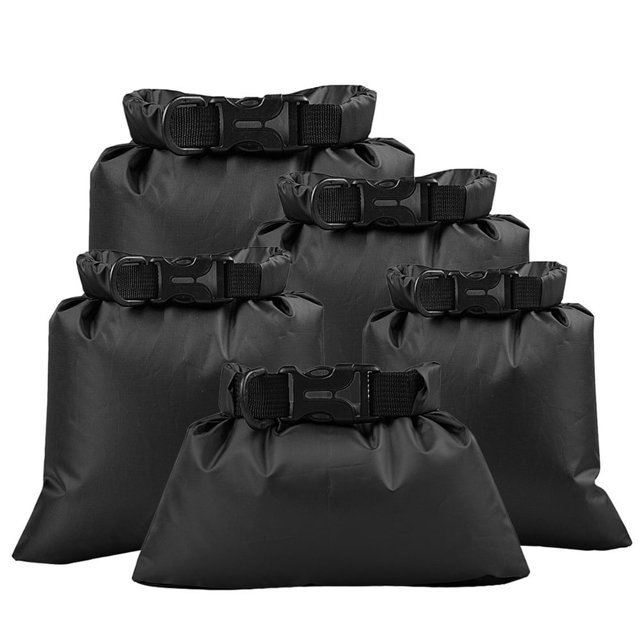 5 Pcs Waterproof Storage Bags Dry Sacks Smartphone Camera Storage Bags for Drifting Water Sports