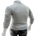 thumbnail image 3 of Chandail à Col Roulé pour Hommes, Tricoté, Décontracté, Haut, T-Shirt, Chandail, 3 of 3