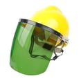 thumbnail image 2 of Welding Mask Face Cover with Flip Front Visor Overhead Protection Face Protector for Grinding, Mining, Logging, Paint Durable Style D, 2 of 9