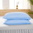 thumbnail image 1 of Pillow Cases Set of 2 Envelope Closure Pillow Covers Soft Brushed Microfiber Fabric Shrinkage and Fade Resistant 17.7*30 Inch Standard Size Machine Washable Bedding Accessories for Home Bedroom Decor, 1 of 6