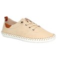 thumbnail image 1 of Lunar Womens St Ives Leather Plimsolls, 1 of 6