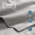 thumbnail image 2 of Flannel Sheet Set  Cotton  Velvety Soft Heavyweight - Double Brushed Flannel - Deep Pocket (Queen  Grey), 2 of 9