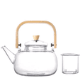 thumbnail image 3 of Cuisiland 1000ml Removable Filter and Borosilicate Temperature Resistant Glass Teapot with handle, 3 of 5