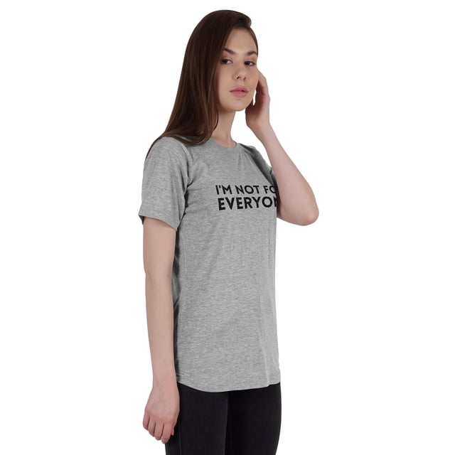Inkmeso Womens Quote Top Im Not For Everyone Graphic Print Tee T-Shirt