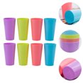 thumbnail image 2 of 8pcs Plastic Cups Water Cups Juice Cups Colorful Drinking Water Cups without Lid, 2 of 7