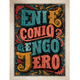 thumbnail image 1 of Enif Coniog Typography Canvas Wall Art 15.75x11.81 Inches, 1 of 8