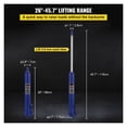 thumbnail image 4 of Hydraulic Long Jack 3 Tons/4 Tons Capacity With Single Piston Pump And Clevis Base Manual Cherry Picker W/Handle ,Easy to Use, 4 of 7