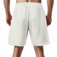 thumbnail image 5 of Styesk Mens Shorts Men Leisure Fashion Solid Color Loose And Comfortable Motion Straight-leg Work Clothes Shorts, 5 of 5