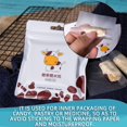 thumbnail image 4 of OUTAD 500 Sheets Nougat Wrapping Paper Edible Glutinous Rice Paper Baking Candy Paper Candy Wrapper Transparent Paper, 4 of 8
